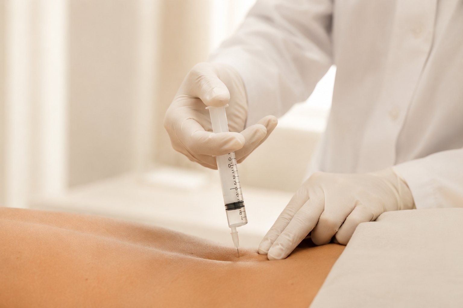 Aplicação de ozonoterapia